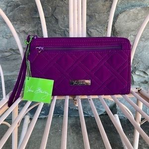 NWT Vera Bradley Wristlet l Plum l Wallet